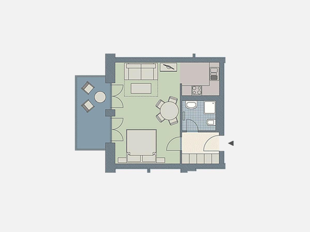 Kaiservillen Heringsdorf - 1-Raum-Ferienwohnung Mit Balkon D113 Extérieur photo